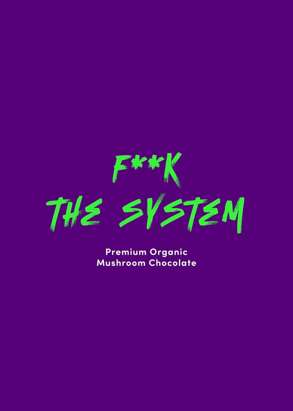 F**K THE SYSTEM ADAPTOGENIC-MUSHROOM MICRODOSING 10 CHOCOLATE CUPS